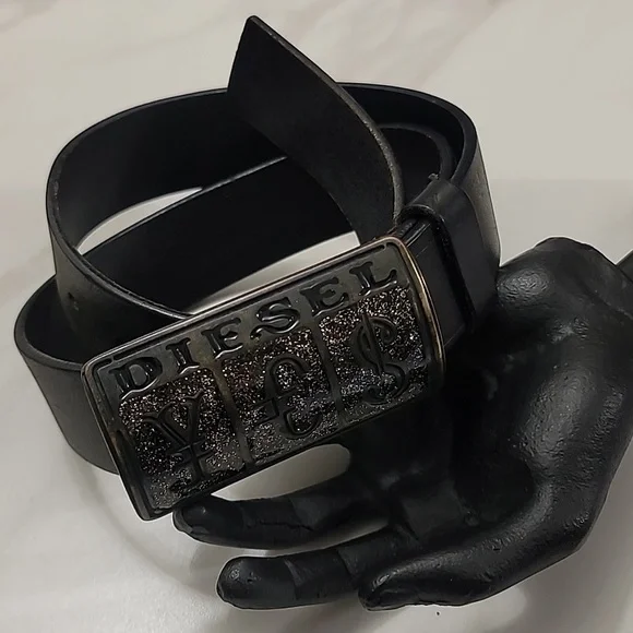 Diesel | Accessories | Diesel Black Vintage Y2k Emo Goth